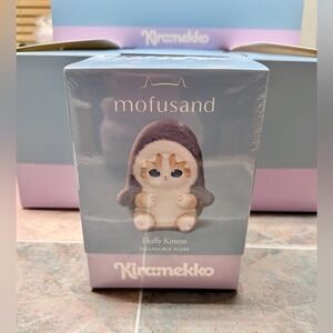 SEALED BOX WOLF - Mofusand Kiramekko Fluffy Plush Keychain
